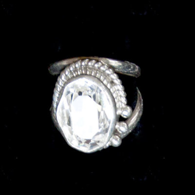 Clear Swarovski Crystal Ring